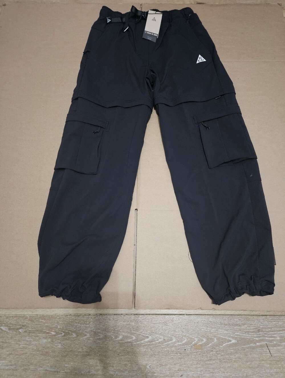 Nike Wmn ACG Smith Summit Cargo Zip Off Black Pants